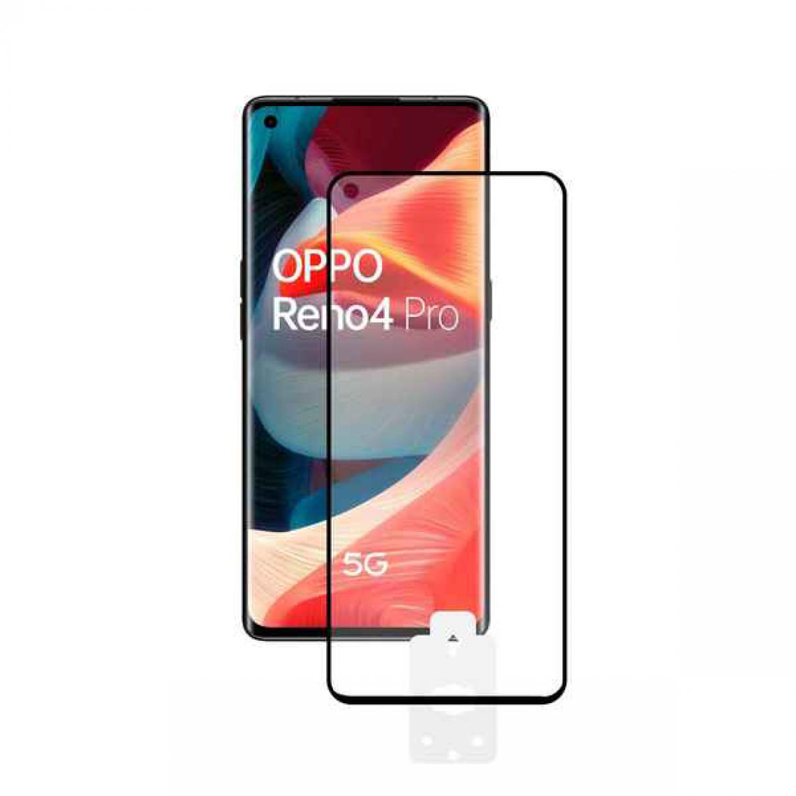 Ksix - Écran de protection en verre trempé KSIX OPPO RENO 4 PRO 5G Transparent - Coque, étui smartphone