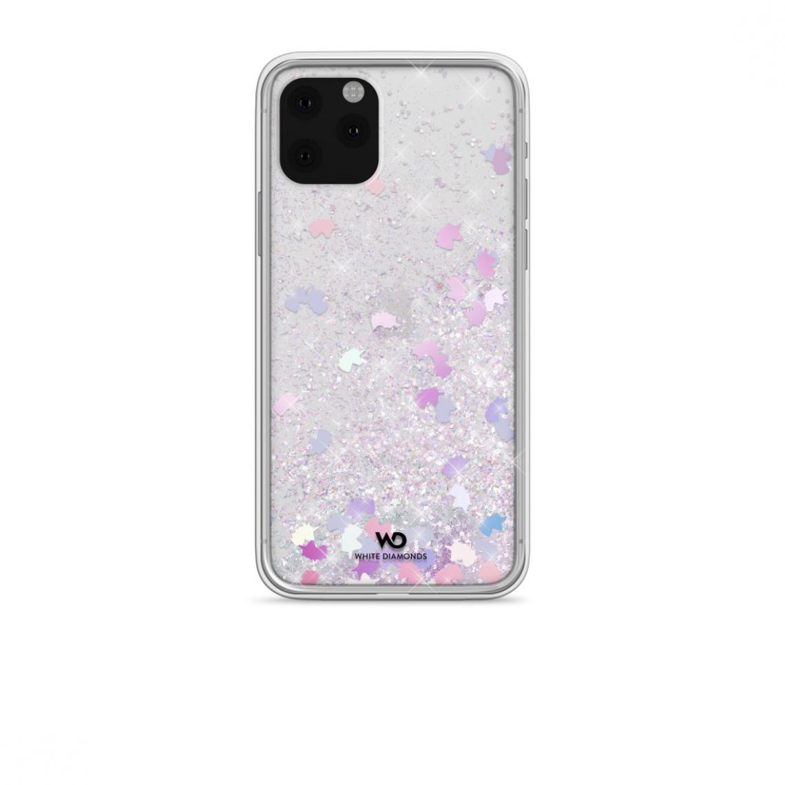 White Diamonds - Coque de protection "Sparkle" pour iPhone 11 Pro, licornes, multicolor - Coque, étui smartphone