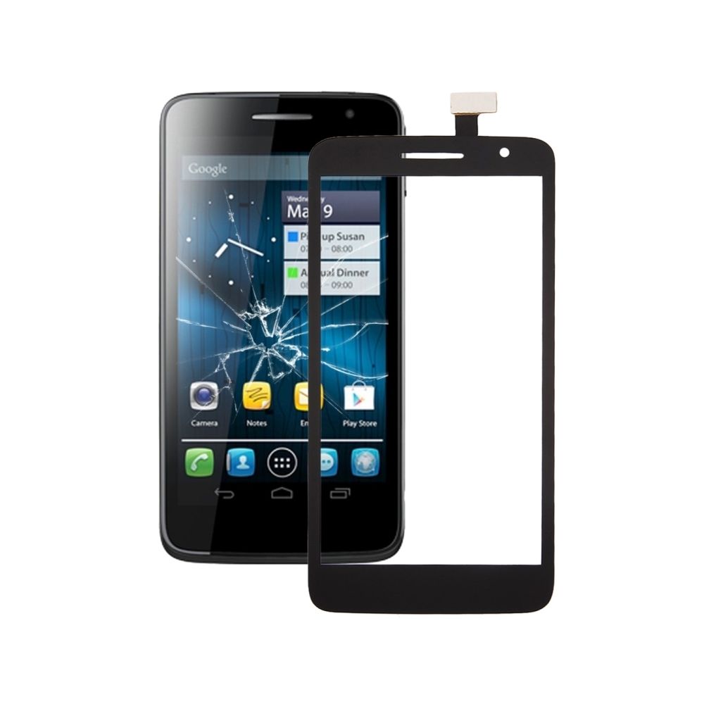 Wewoo - Pour Alcatel One Touch Scribe noir HD / 8008 écran tactile Digitizer Assemblée pièce détachée - Autres accessoires smartphone