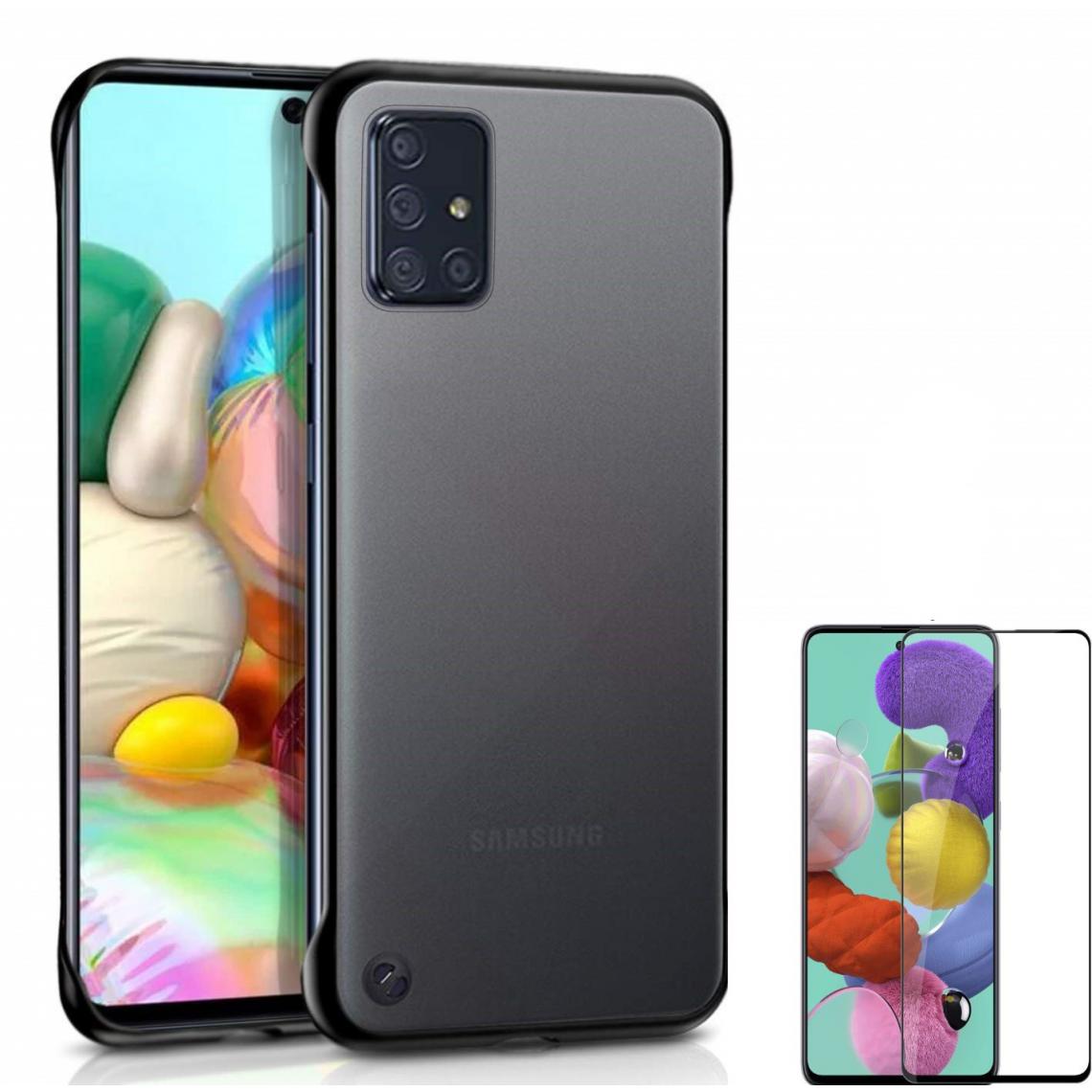 Phonecare - Kit de Verre Trempé 5D Full Cover + Coque Naked Bumper - Samsnug Galaxy A41 - Coque, étui smartphone