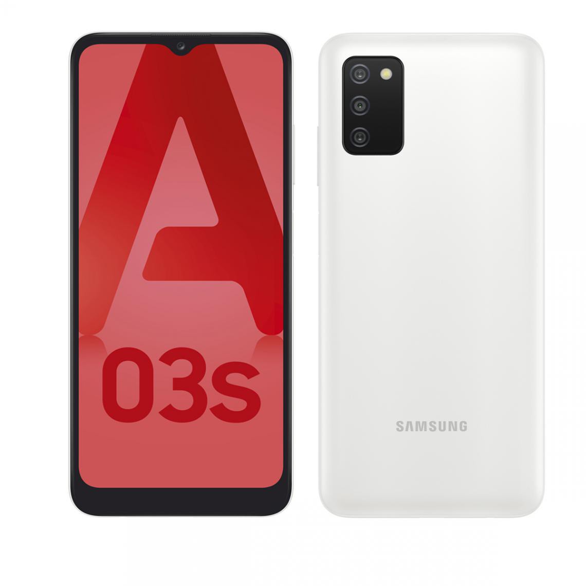 Samsung - Galaxy A03s - Blanc - Smartphone Android
