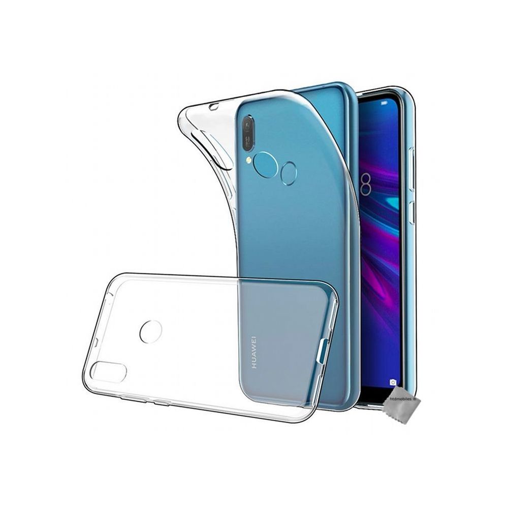 Htdmobiles - Housse etui coque silicone gel fine Huawei Y6 (2019) + verre trempe TRANSPARENT TPU - Autres accessoires smartphone