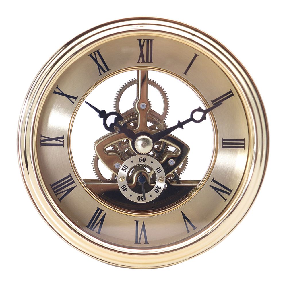 marque generique - Cadran de 97mm chiffres romains montre mouvement d'horloge à quartz à insérer pièces bricolage A - Accessoires montres connectées