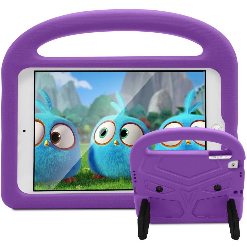 marque generique - Coque en TPU moineau enfants conception antichocs eva amicale avec le support et la poignée violet pour votre Apple iPad 9.7/Pro 9.7/Air 2/Air - Autres accessoires smartphone