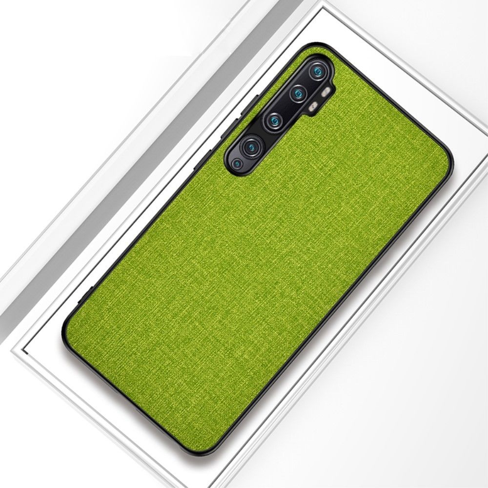 marque generique - Coque en TPU tissu hybride vert pour votre Xiaomi Mi CC9 Pro/Mi Note 10 - Coque, étui smartphone