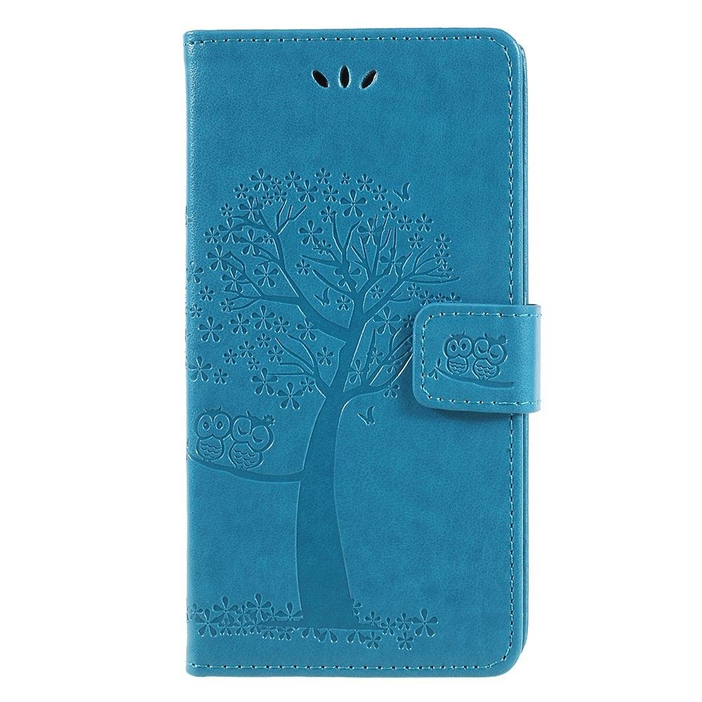 marque generique - Etui en PU chouette arbre bleu pour votre Huawei Honor 7A/Honor 7A Pro/Enjoy 8E - Autres accessoires smartphone
