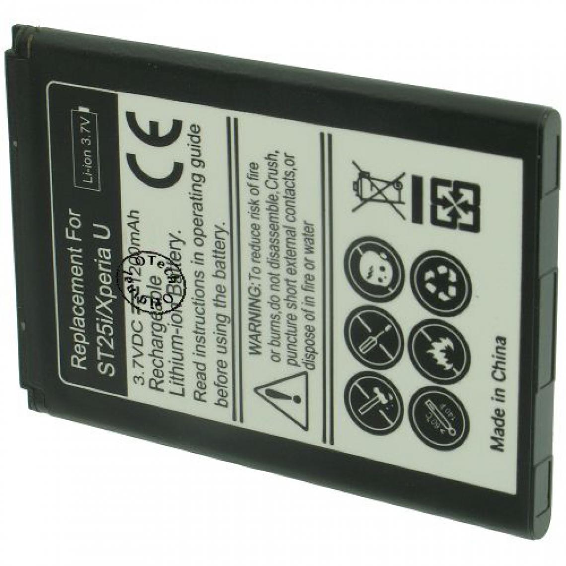 Otech - Batterie compatible pour SONY ST25I - Batterie téléphone