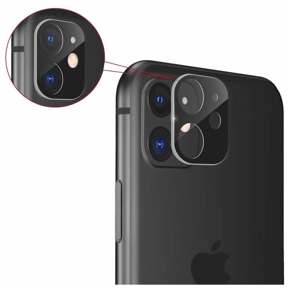 Cabling - CABLING® pour iphone 11 Camera Lens Protecteur d'écran Film de Protection Ecran - Noir - Protection écran smartphone