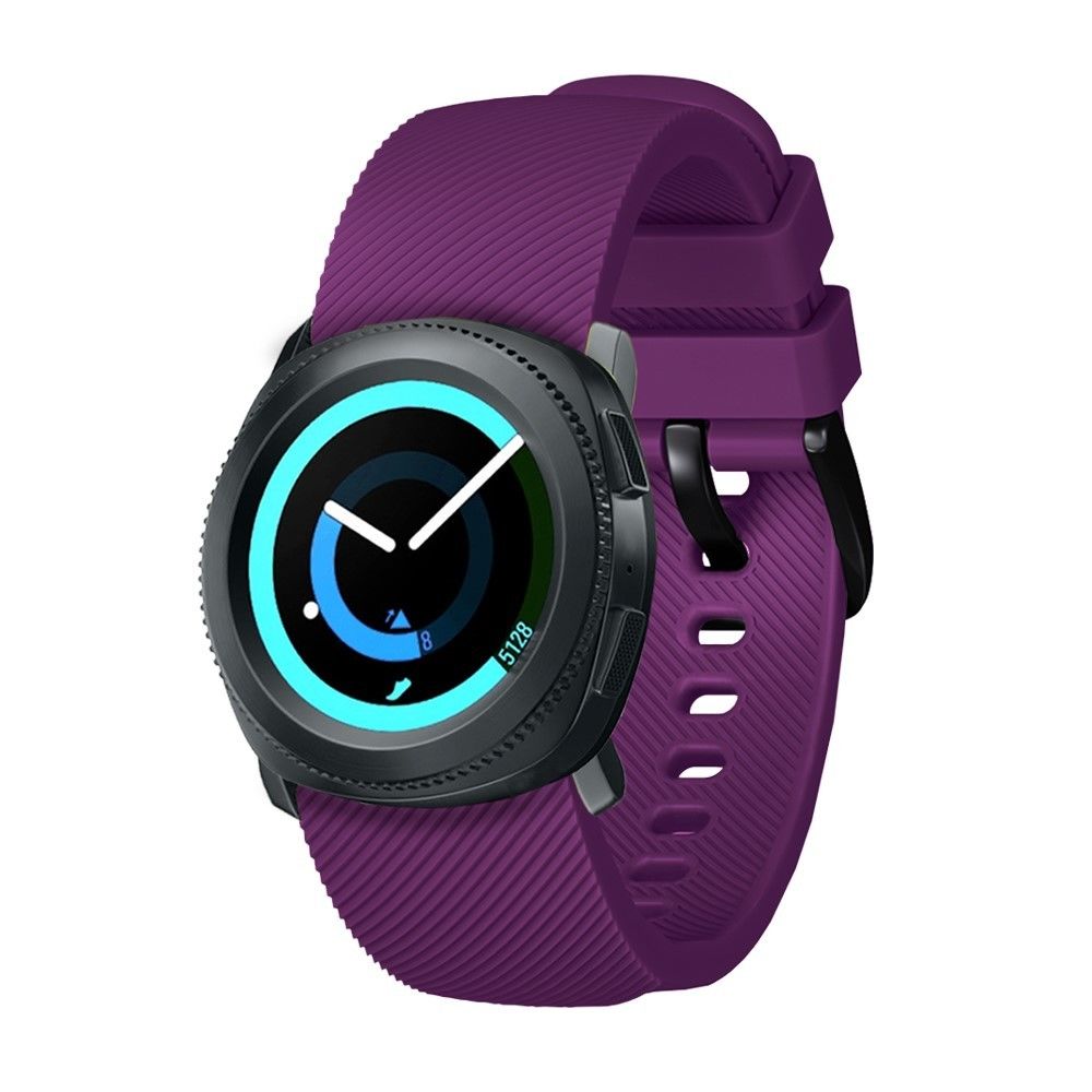 marque generique - Bracelet en TPU violet pour votre Samsung Gear Sport - Accessoires bracelet connecté