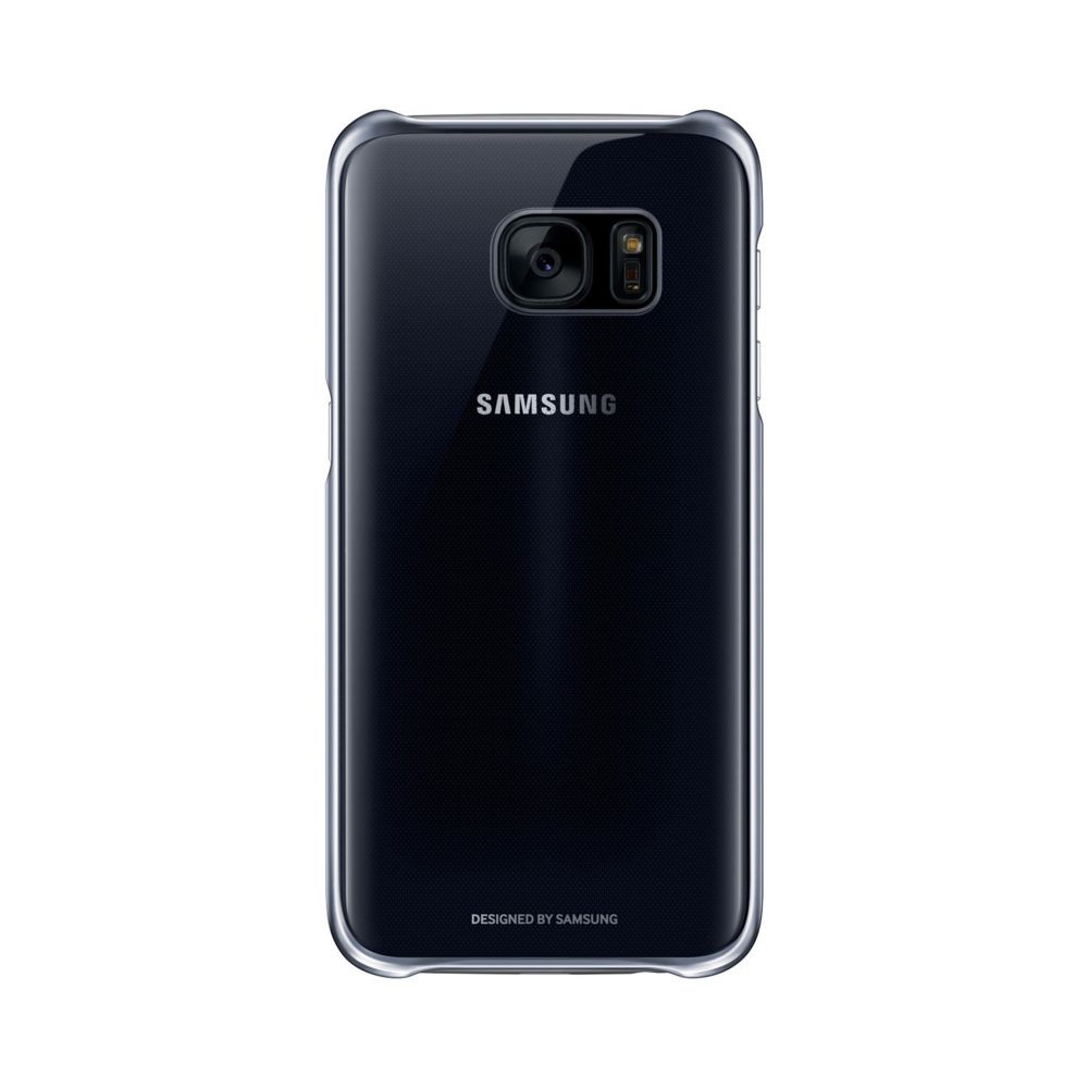 Samsung - Samsung Coque Samsung Clear Cover Galaxy S7 Edge n for Galaxy S7 Edge noir - Coque, étui smartphone