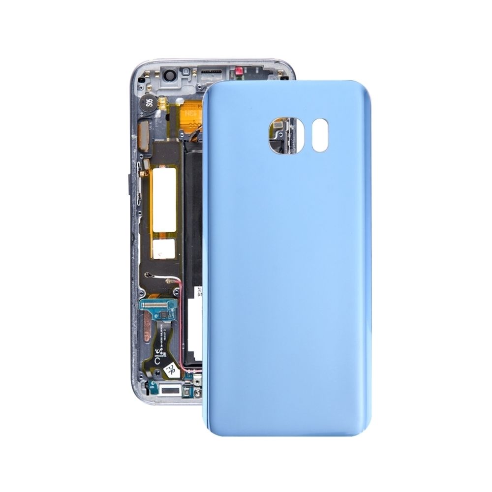Wewoo - Pour Samsung Galaxy S7 Edge bleu / G935 couvercle arrière de la batterie pièce détachée - Coque, étui smartphone