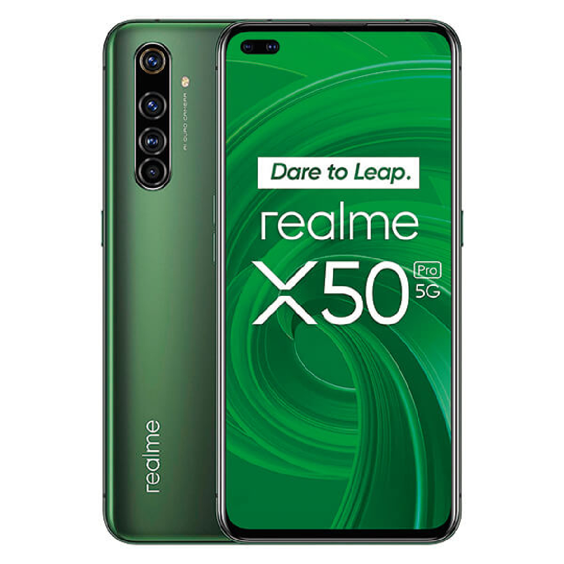 Realme - Realme X50 Pro 5G 8Go/128Go Vert (Moss Green) Dual SIM RMX2075 - Smartphone Android