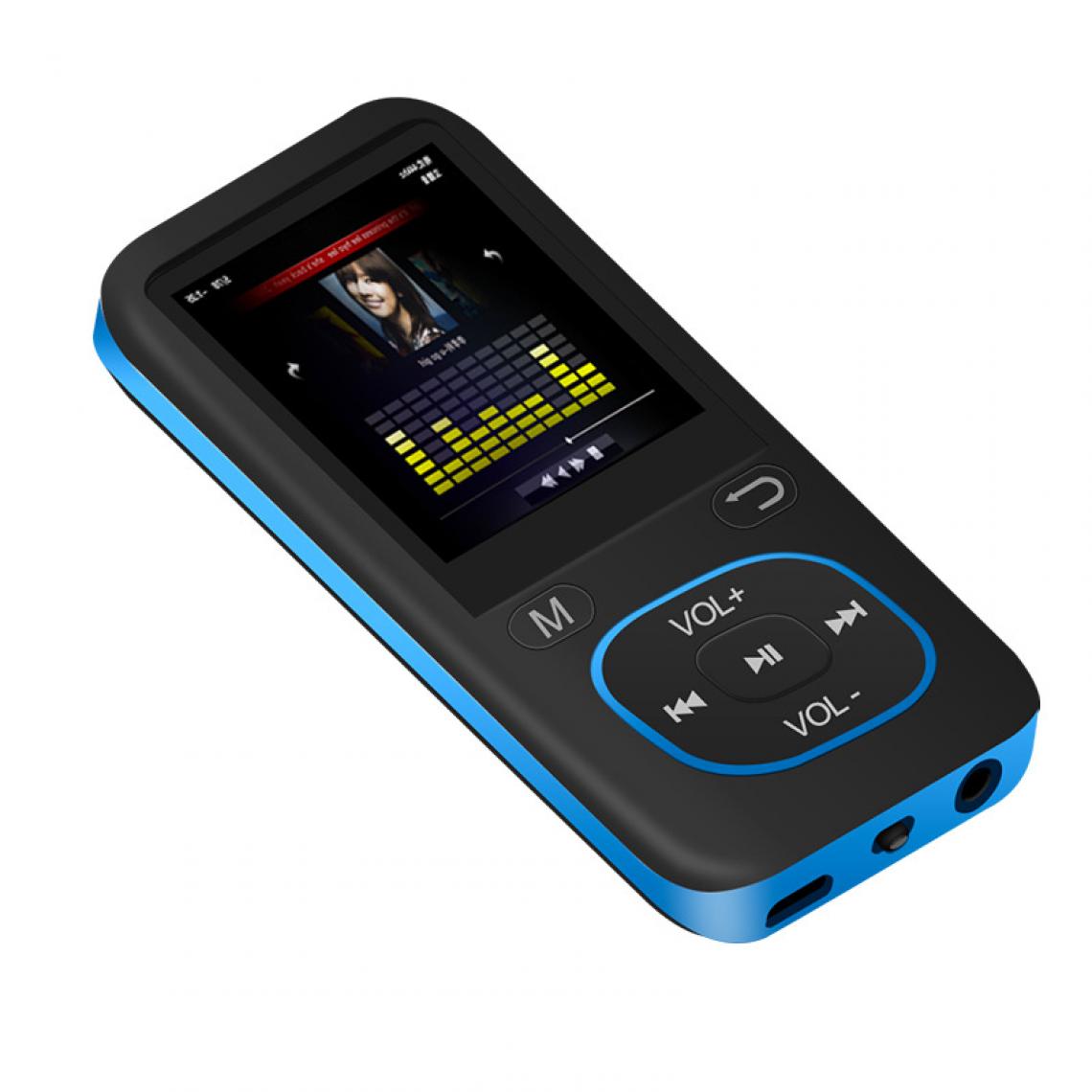 Universal - Magnétophone numérique professionnel haute définition réduction du bruit musique MP3 lecteur vidéo FM radio livre électronique enregistreur audio | Magnétophone numérique (bleu) - Enregistreur audio numérique