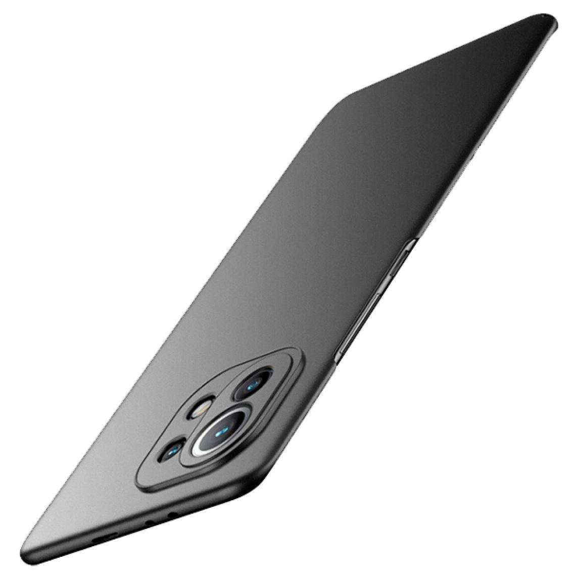 Phonecare - Coque Mince et Rigide pour Xiaomi Mi 11 Lite - Noir - Coque, étui smartphone