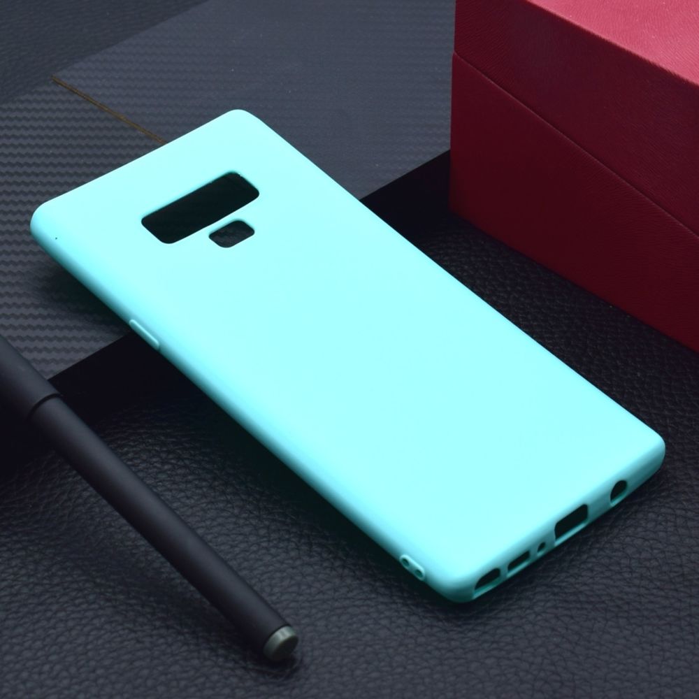 Wewoo - Coque Souple Pour TPU Galaxy Note9 Candy Color Vert - Coque, étui smartphone