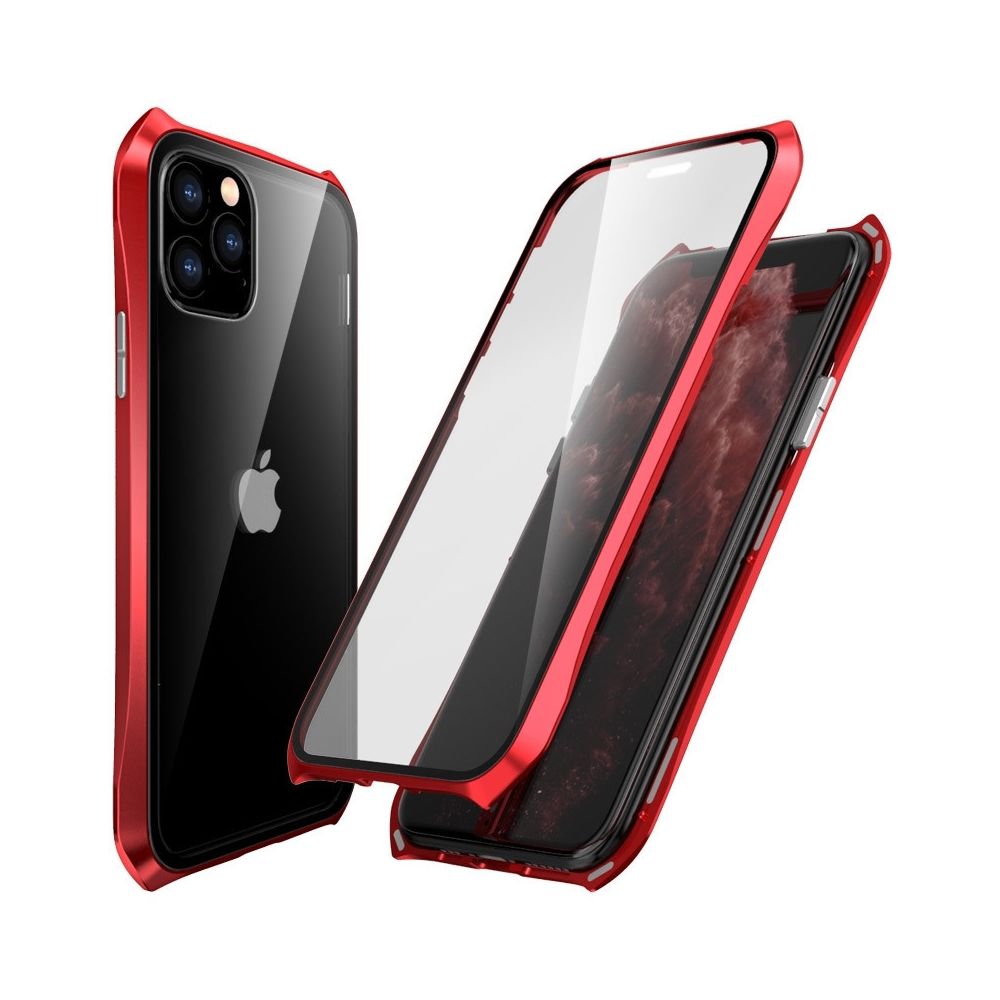 Wewoo - Coque Rigide Etui de protection contre les chutes Imperméable Tout-Compris Séries Magneto Shell pour iPhone 11 Pro PC Rouge - Coque, étui smartphone
