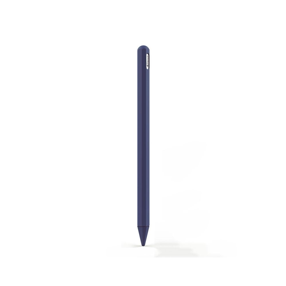 Wewoo - Stylus Pen Etui de protection en gel de silice pour Apple Pencil 2 bleu - Autres accessoires smartphone