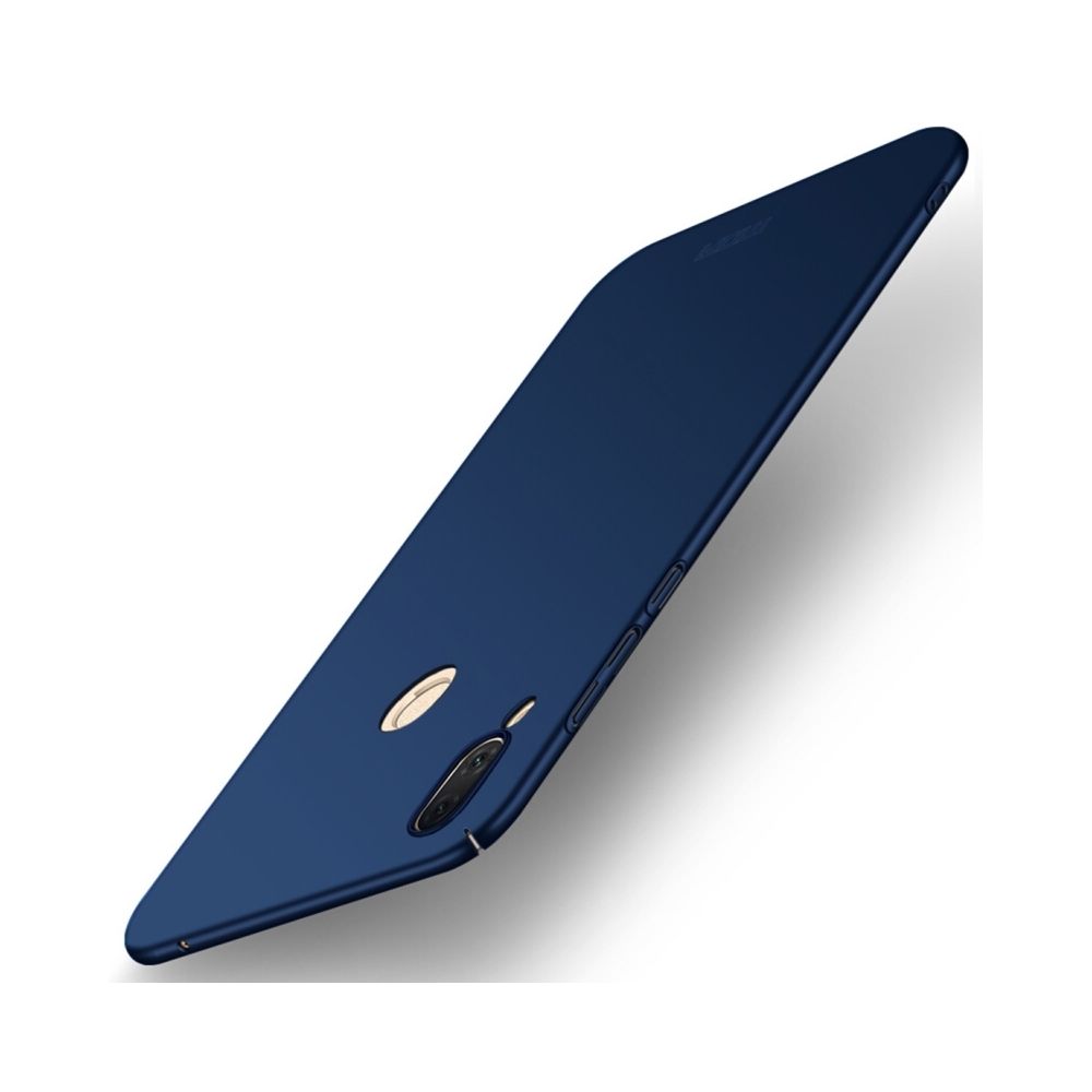 Wewoo - Coque Étui de protection arrière entièrement enveloppé Frosted PC ultra-mince Edge pour Huawei Honor Play bleu - Coque, étui smartphone
