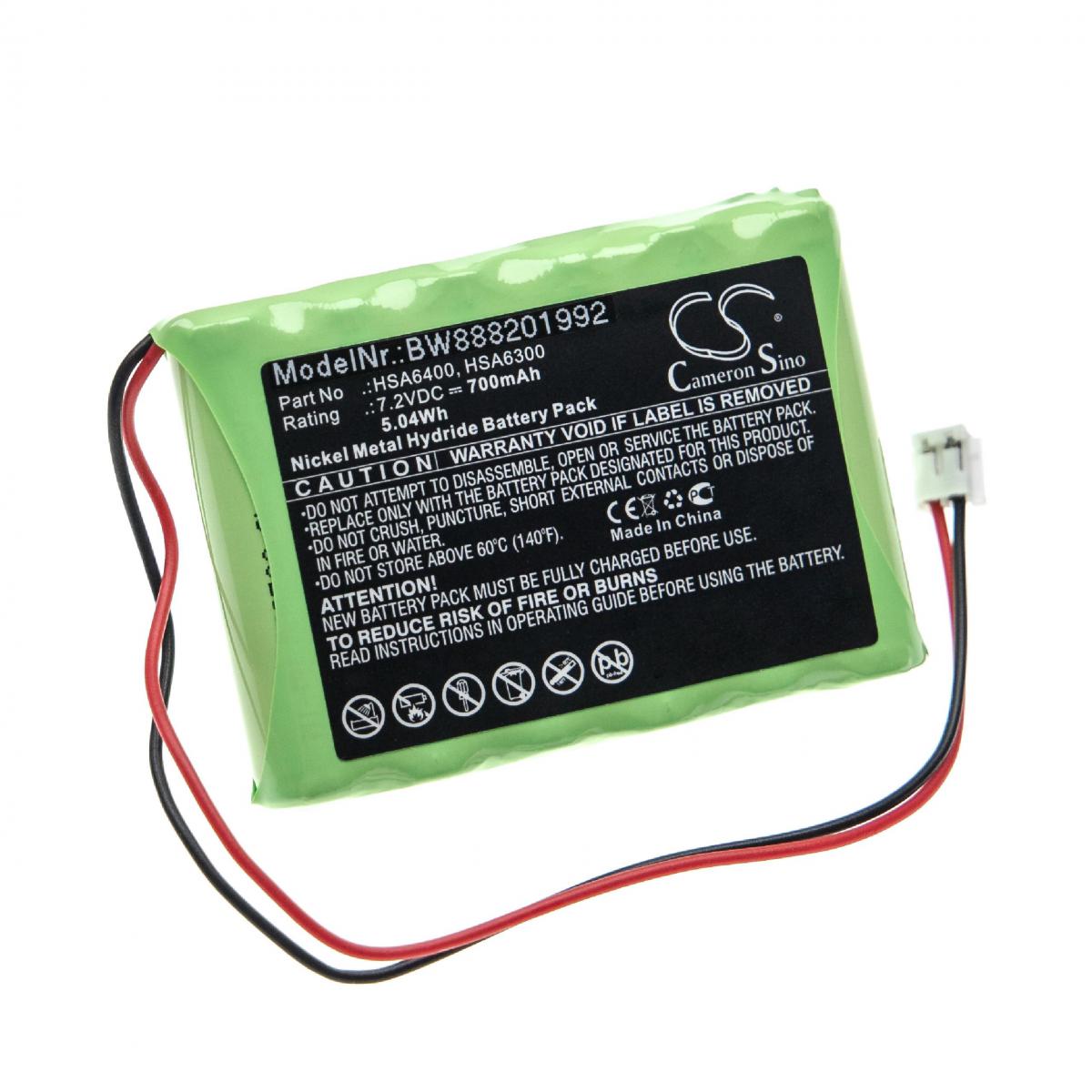 Vhbw - vhbw batterie compatible avec Yale HSA6300 Family Alarm Control Panel alarme maison/contrôle home security (700mAh, 7,2V, NiMH) - Autre appareil de mesure
