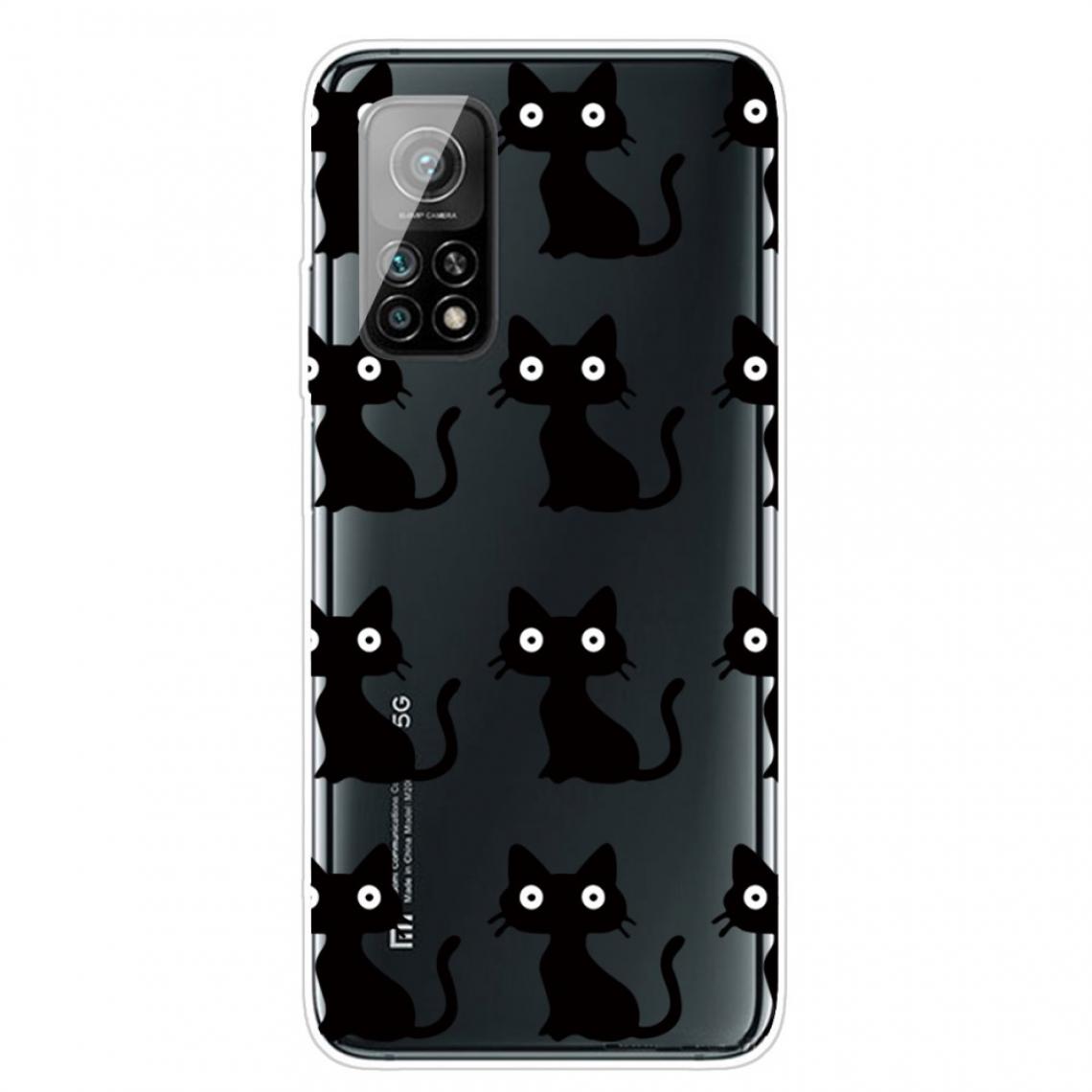 Other - Coque en TPU à motifs clair souple chat noir pour votre Xiaomi Mi 10T 5G/10T Pro 5G - Coque, étui smartphone