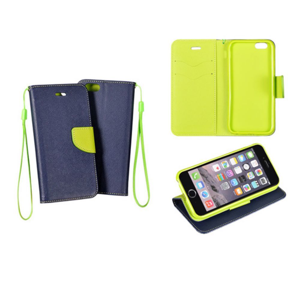 Mobility Gear - Etui Latéral BCF Pour Apple Iphone 7-Navy Lime - Autres accessoires smartphone