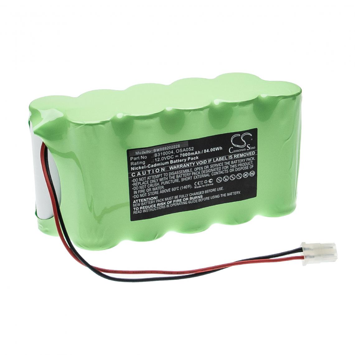 Vhbw - vhbw Batterie compatible avec Lithonia ELB1208, ELB1208N, OSA195 éclairage d'issue de secours (7000mAh, 12V, NiCd) - Autre appareil de mesure