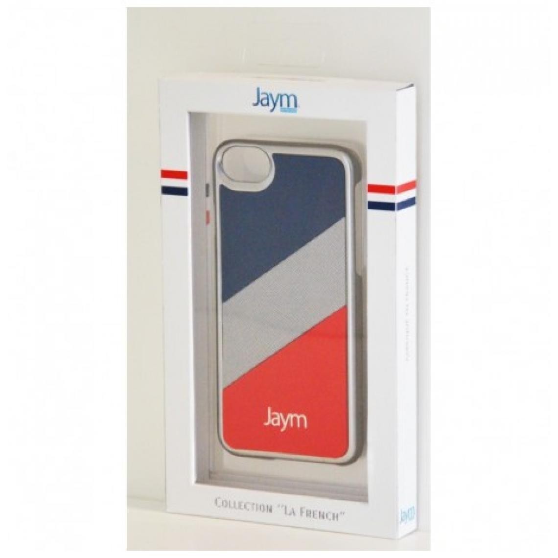 Jaym - HOUSSE COQUE ETUI JAYM MADE IN FRANCE IPHONE 6 6S 7 8 BLEU SILVER ROUGE - Coque, étui smartphone