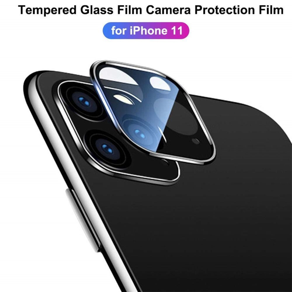 Generic - 1 Verre Trempé métal PC écran caméra arrière objectif de protection pour iPhone 11Pro Max black - Autres accessoires smartphone