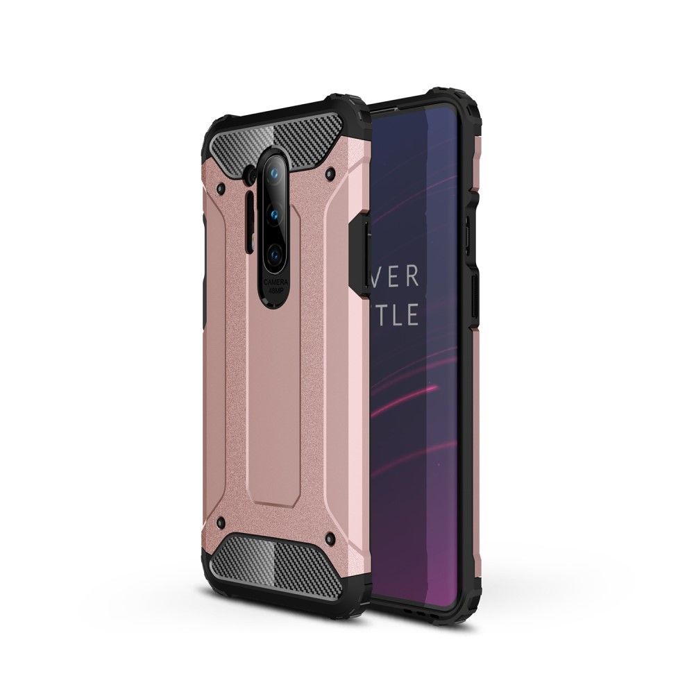 Generic - Coque en TPU hybride de garde d'armure or rose pour votre OnePlus 8 Pro - Coque, étui smartphone