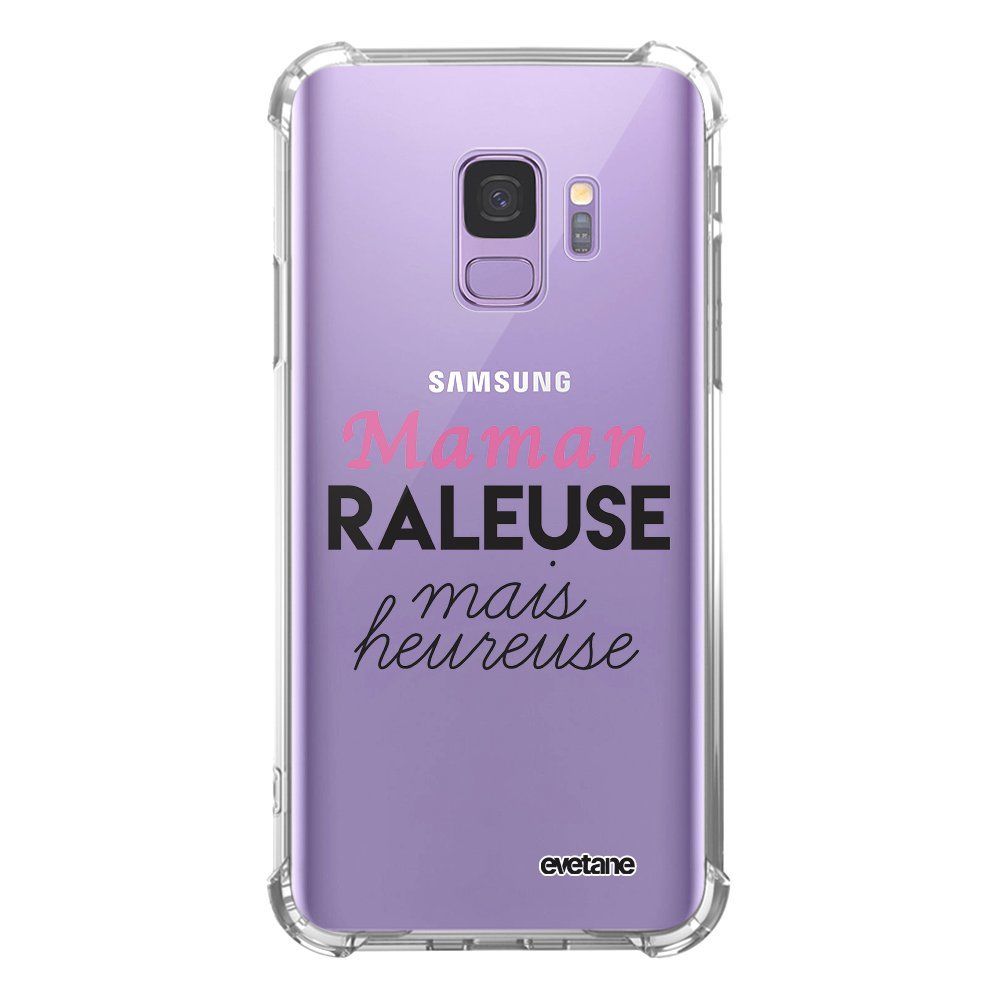 Evetane - Coque Samsung Galaxy S9 anti-choc souple avec angles renforcés transparente Maman raleuse Evetane - Coque, étui smartphone