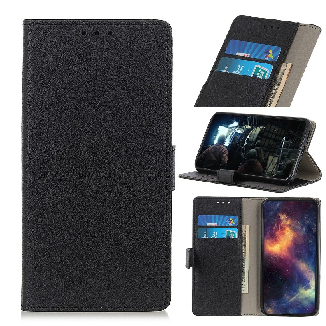 Other - Etui en PU téléphone intelligent noir pour votre LG K52/K62/Q52 - Coque, étui smartphone