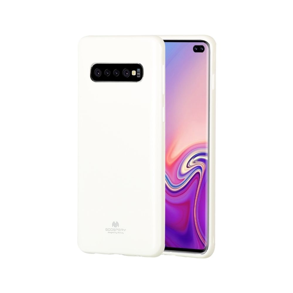 Wewoo - Coque Étui de protection en TPU pour Samsung Galaxy S10 (blanc), par GOODY I JELLY - Coque, étui smartphone