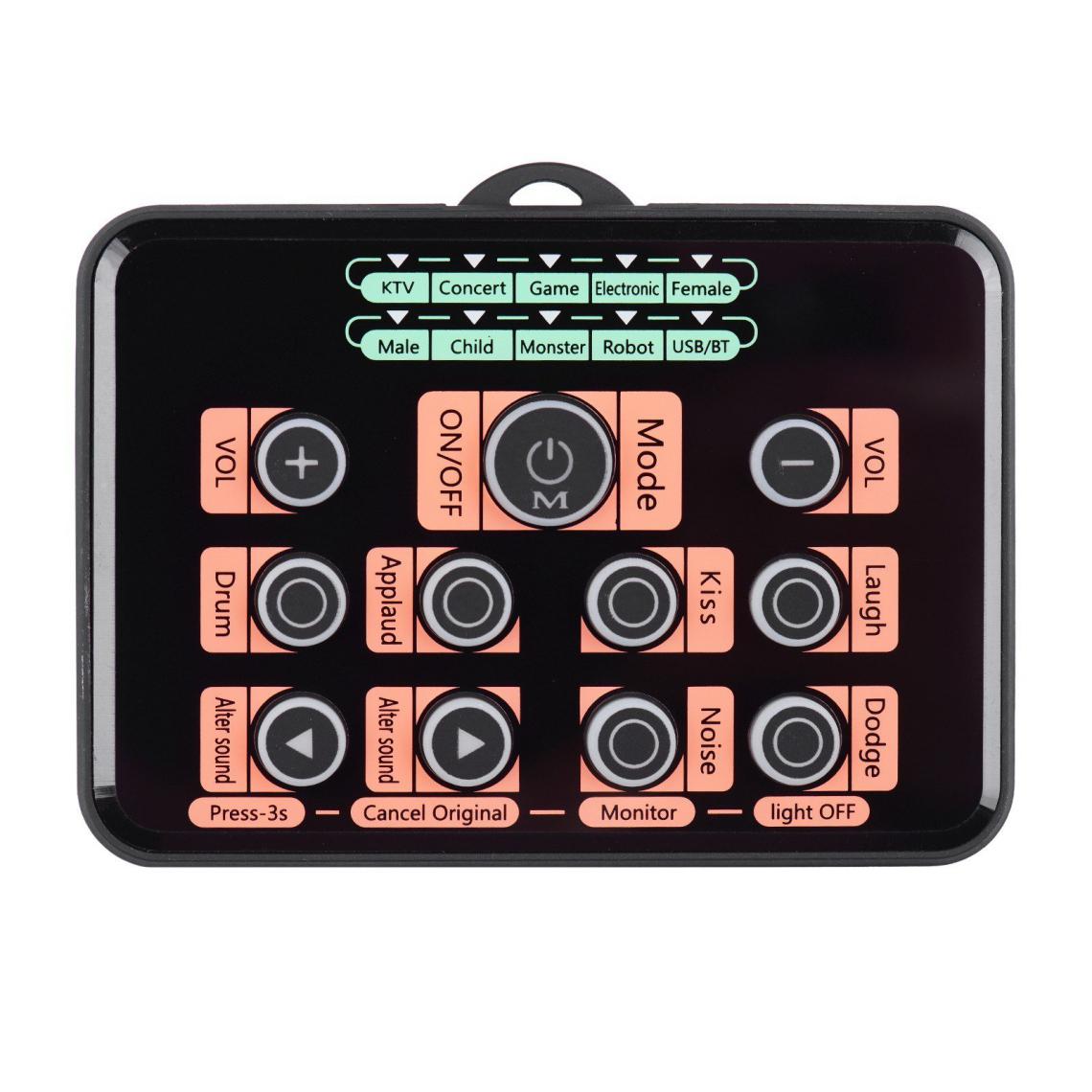 Justgreenbox - Changeur de voix de carte son DSP multifonctionnel - 1005002304918431 - Tables de mixage