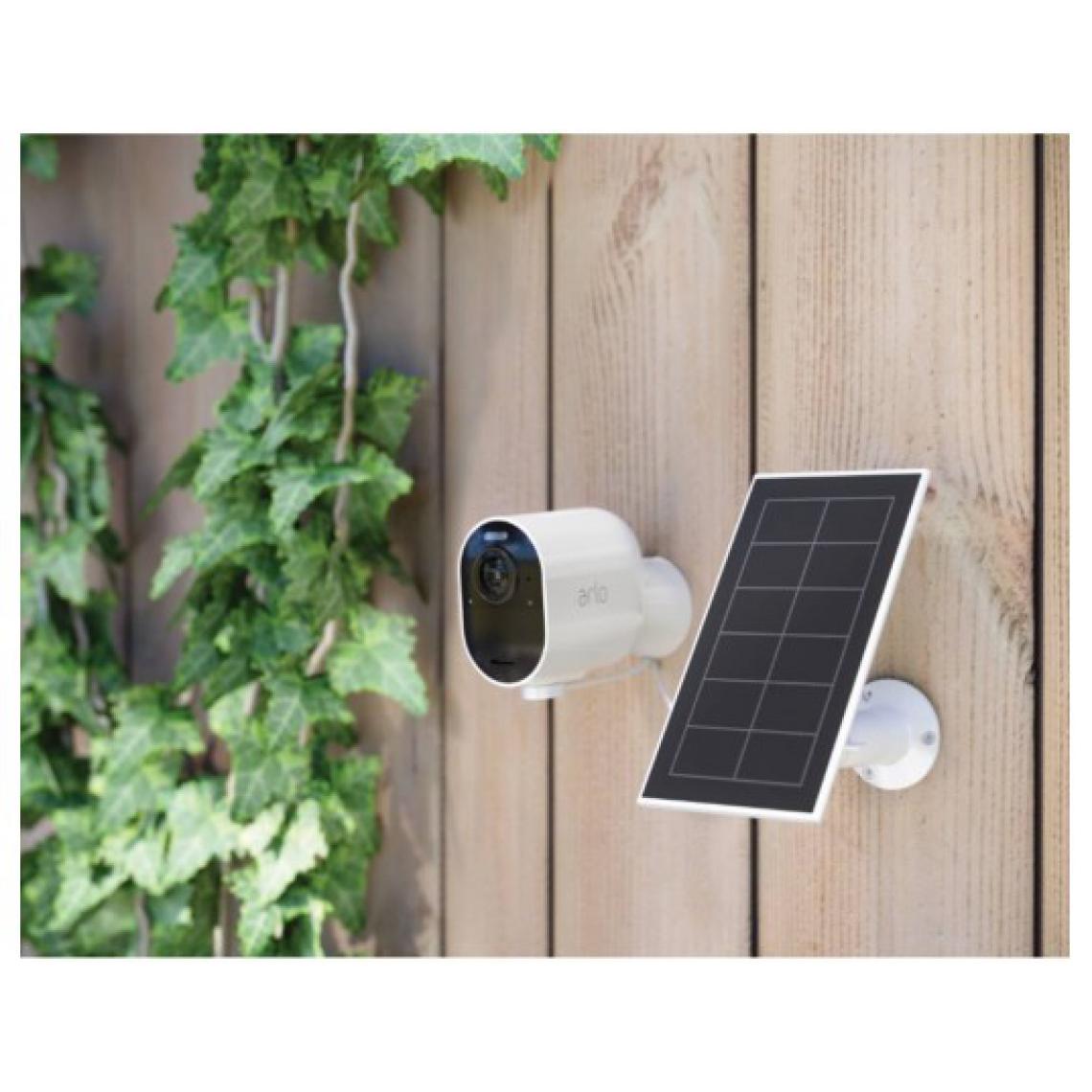 Arlo - Accessoire pour caméra de surveillance Chargeur panneau solaire ARLO PRO 3 & Ultra blanc - Accessoires sécurité connectée