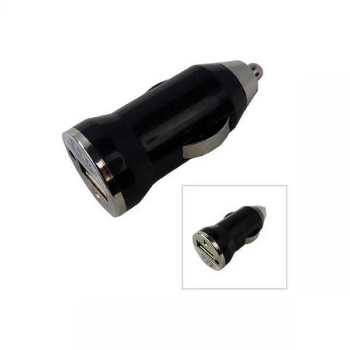 Ozzzo - Mini chargeur auto voiture usb noir ozzzo pour LG K62+ - Batterie téléphone