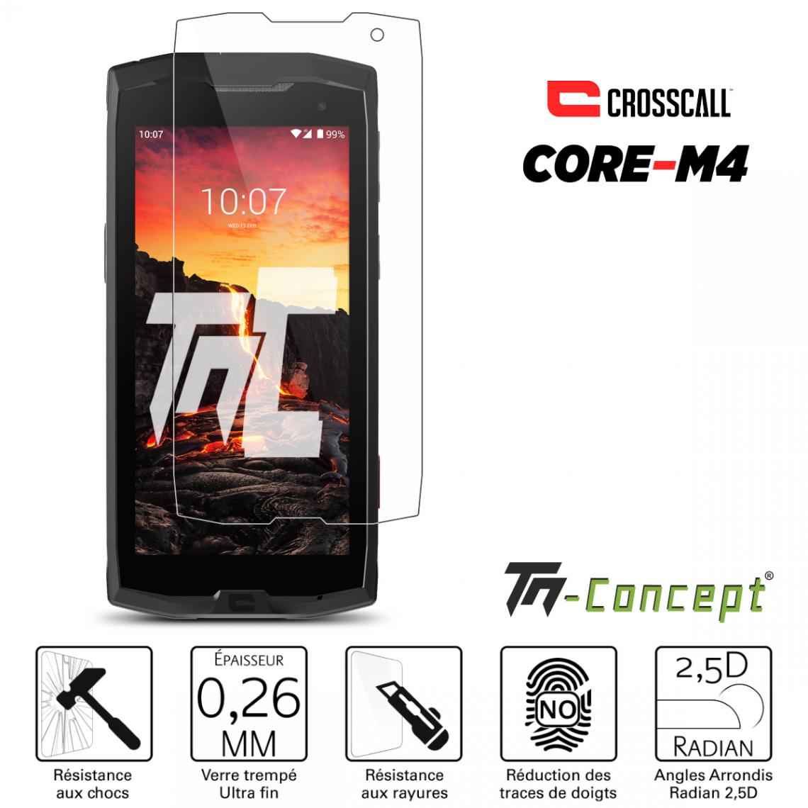 Tm Concept - Verre trempé - Crosscall Core M4 - TM Concept® - Protection écran smartphone