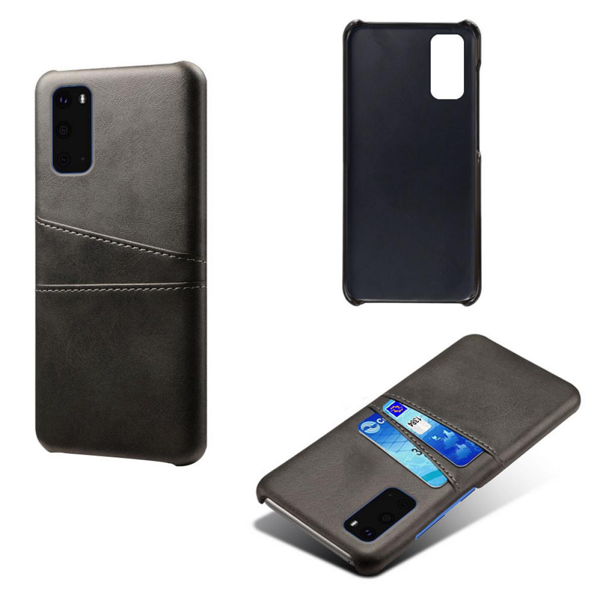 Shot - Coque Porte-cartes pour "SAMSUNG Galaxy S20+ PLUS" Simili-cuir Protection (NOIR) - Coque, étui smartphone
