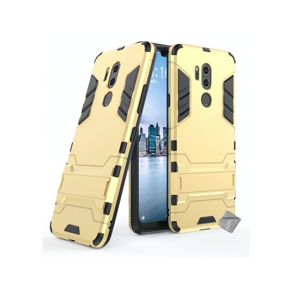 Htdmobiles - Housse etui coque rigide anti choc pour LG G7 Thinq + film ecran - OR - Autres accessoires smartphone