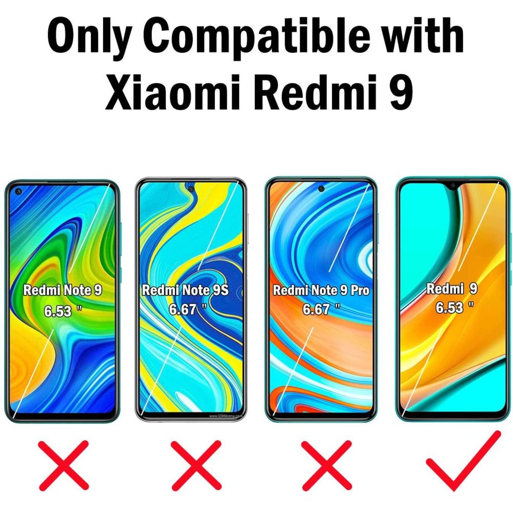 Cabling - CABLING®Protection écran pour Xiaomi Redmi 9/Redmi 9A/Redmi 9C, Film Verre Trempé, 9H Dureté - sans Bulles - Anti-Rayures - Anti-Empreintes Digitales - Protection écran smartphone