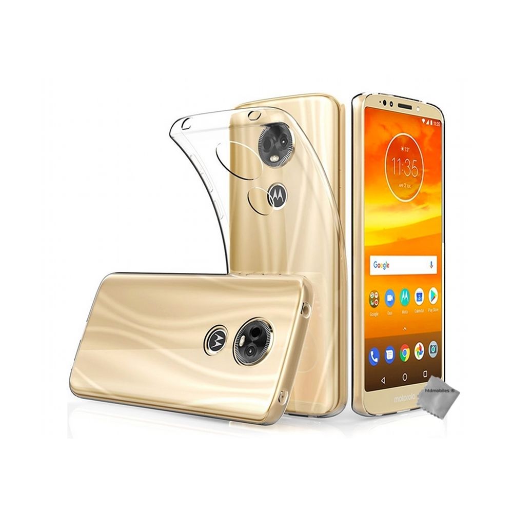 Htdmobiles - Housse etui coque silicone gel Motorola Moto G6 Play + verre trempe TRANSPARENT TPU - Autres accessoires smartphone