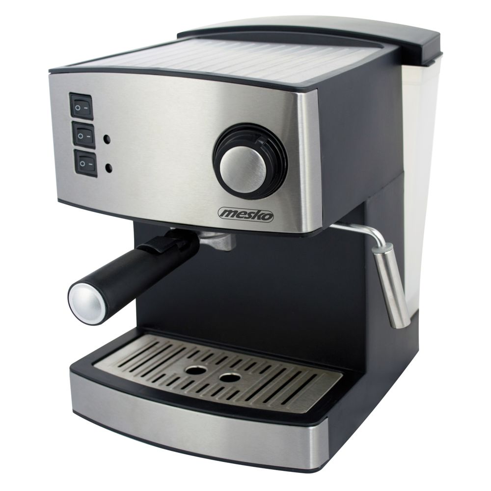 Mesko - Machine à espresso manuelle 15 bars réservoir 1,6L acier inoxydable 850W Mesko MS 4403 - Expresso - Cafetière