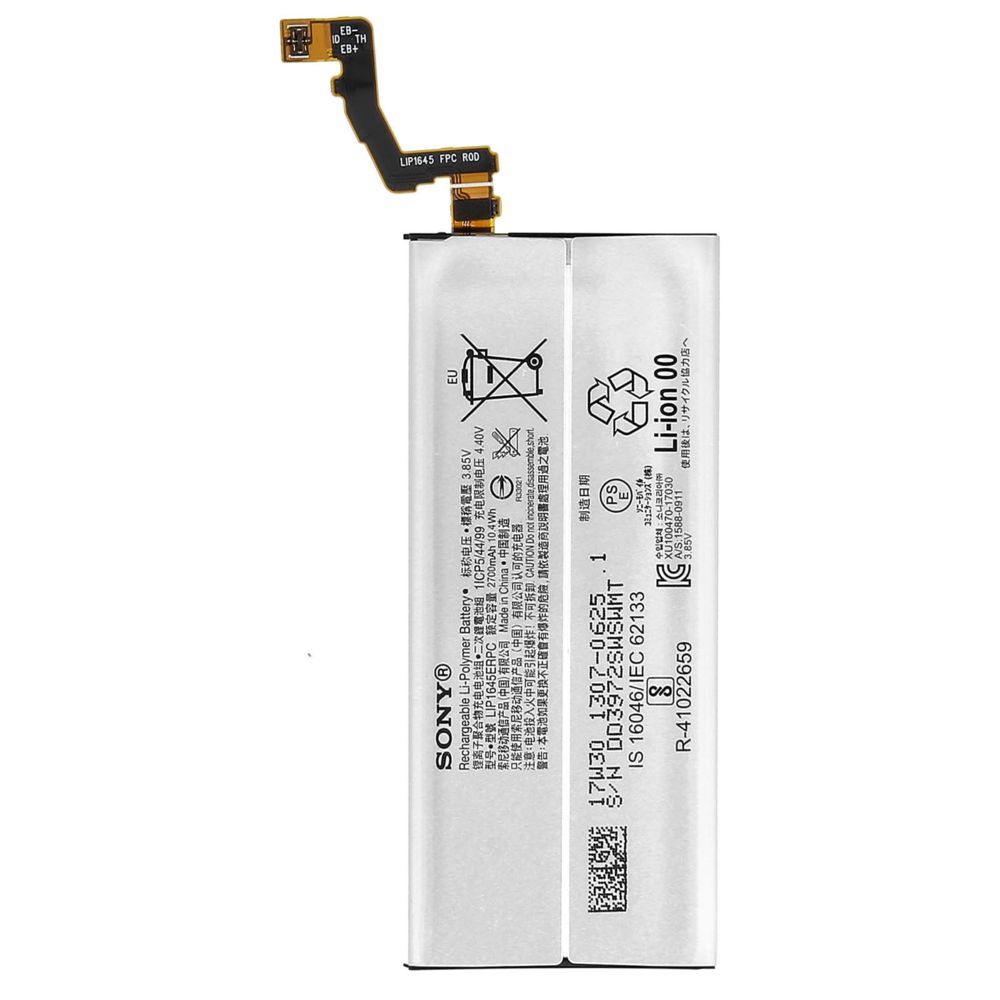 Sony - Batterie Xperia XZ1 2700mAh - Batterie d'origine Sony LIP1645ERPC - Batterie téléphone
