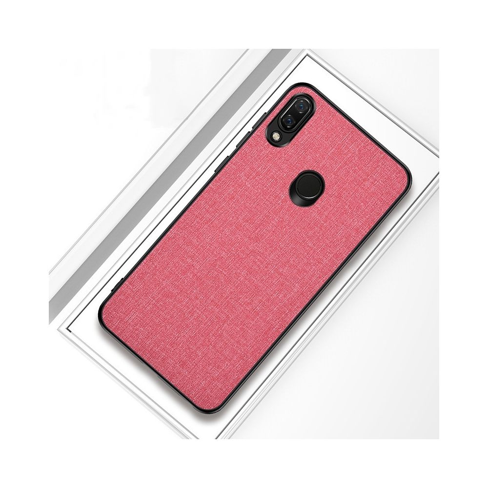 Wewoo - Coque Souple Housse de protection en tissu antichoc PC + TPU pour Xiaomi Redmi Note 7 rose - Coque, étui smartphone