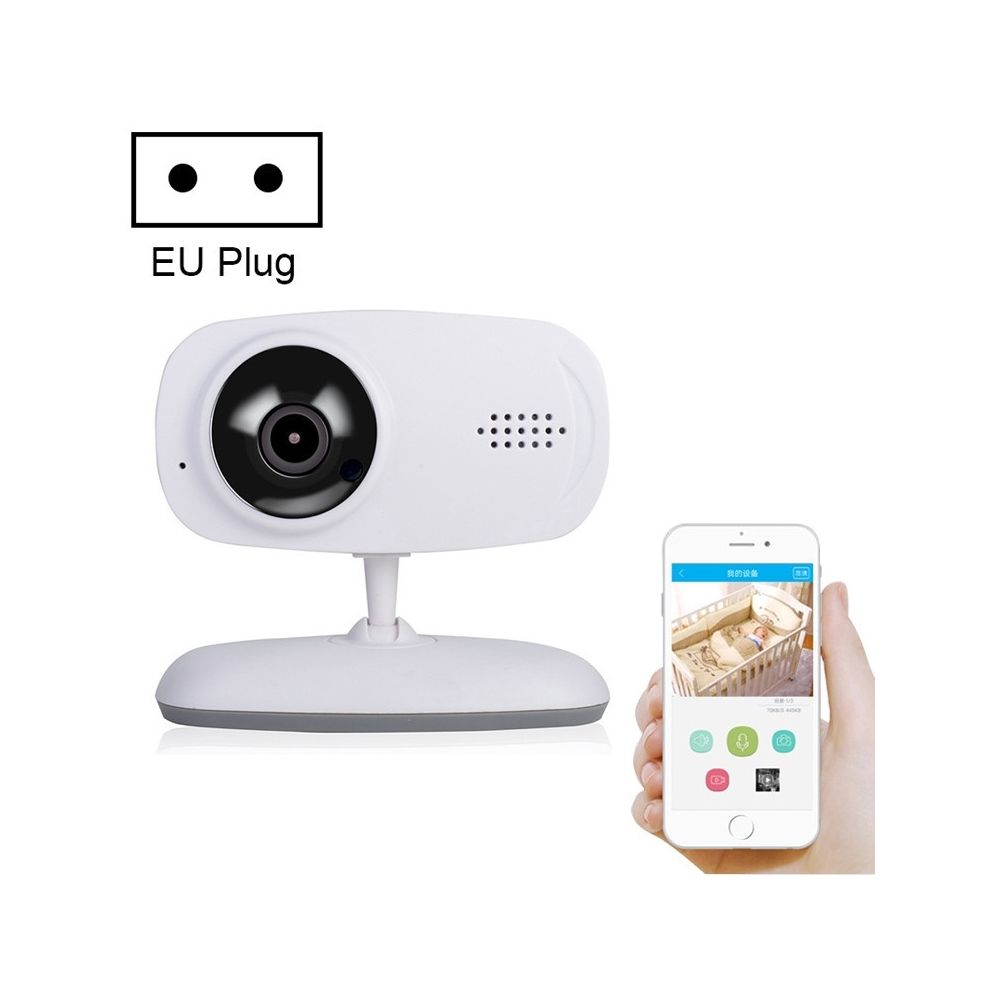 Wewoo - Babyphone vidéo Babycam Moniteur pour bébé avec caméra de surveillance sans fil WLSES GC60 720Pprise européenne - Babyphone connecté