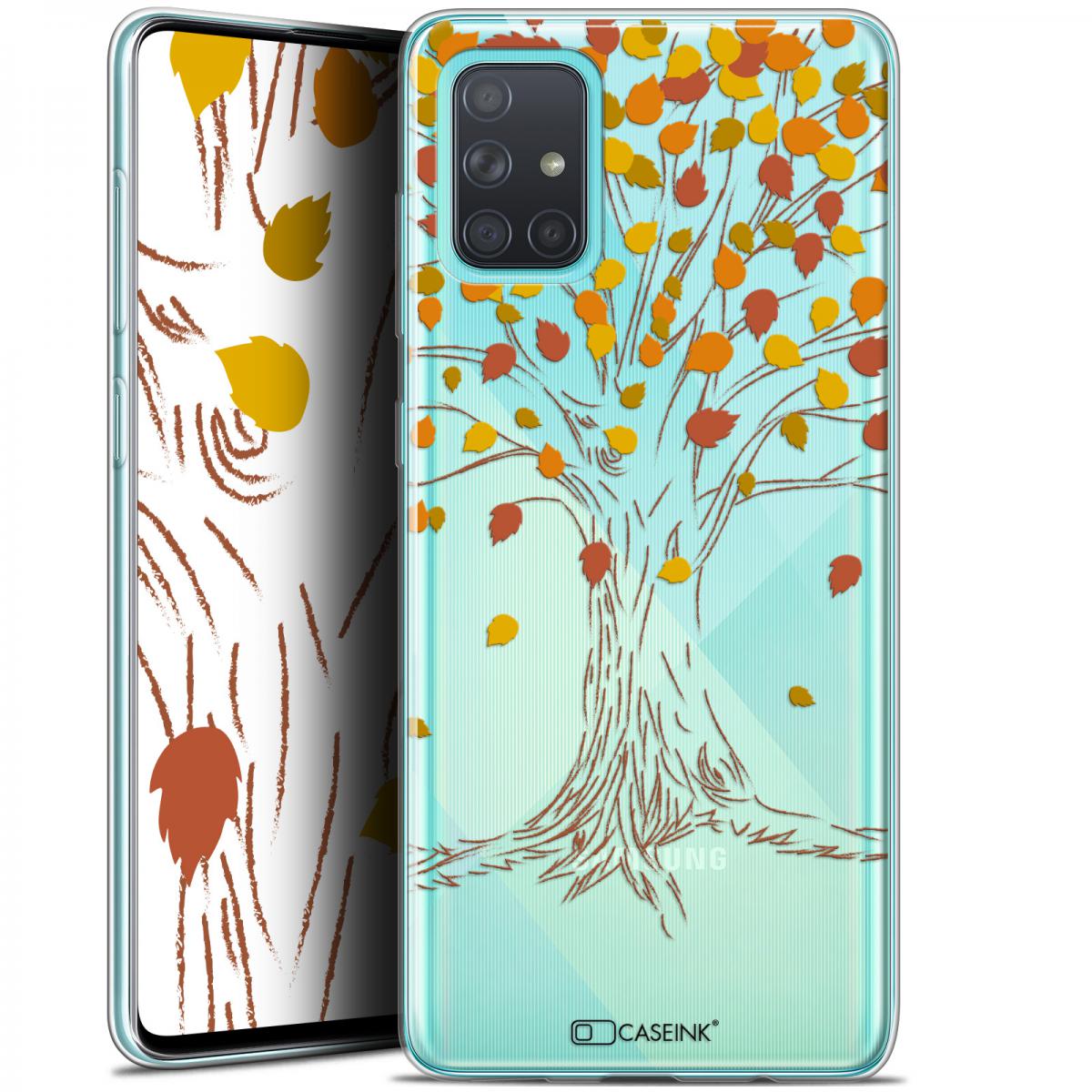 Caseink - Coque Pour Samsung Galaxy A71 (A715) (6.7 ) [Gel HD Collection Autumn 16 Design Tree - Souple - Ultra Fin - Imprimé en France] - Coque, étui smartphone