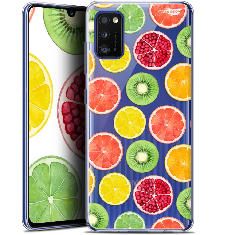 Caseink - Coque arrière Samsung Galaxy A41 (6.1 ) Gel HD [ Nouvelle Collection - Souple - Antichoc - Imprimé en France] Fruity Fresh - Coque, étui smartphone