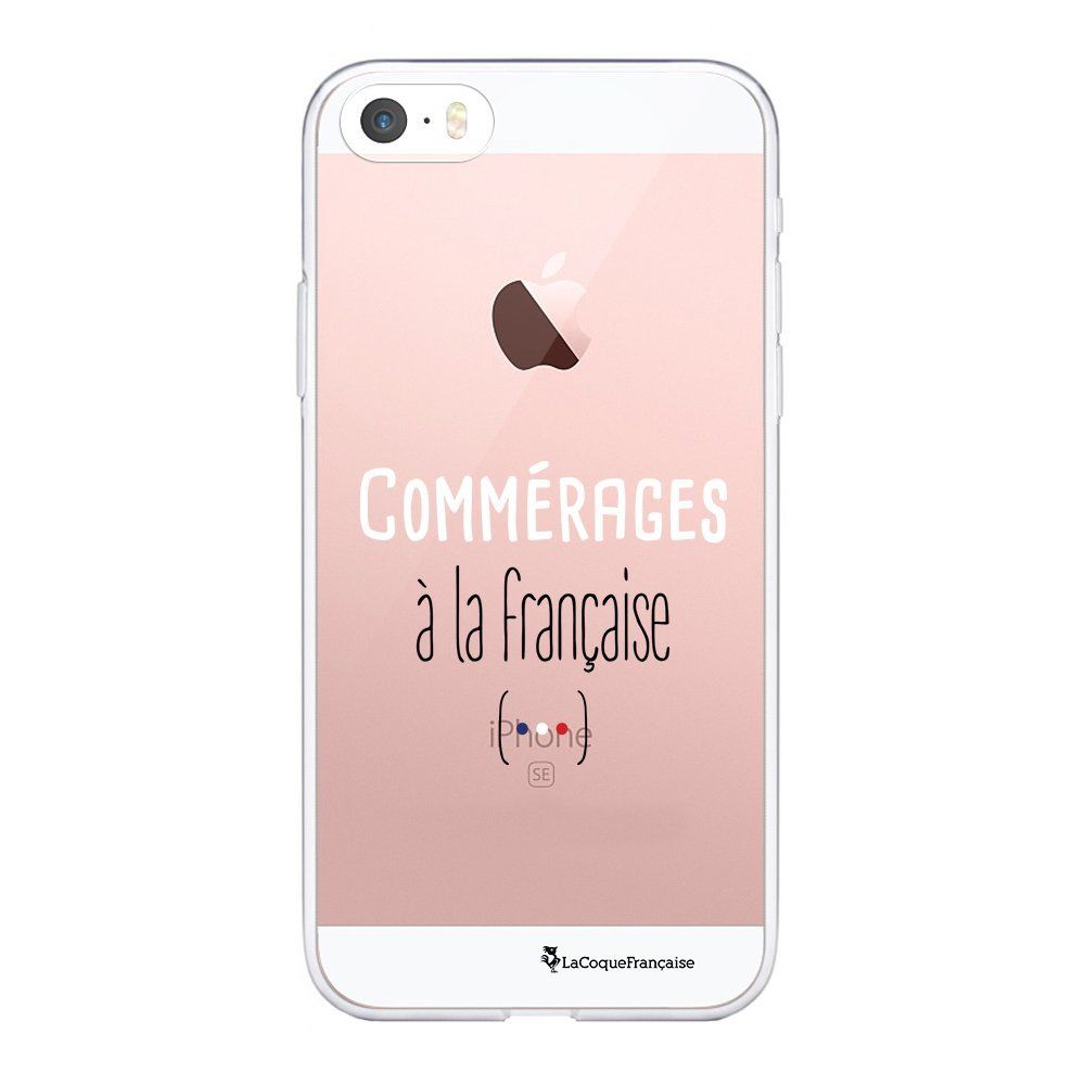 La Coque Francaise - Coque iPhone 5/5S/SE 360 intégrale transparente Commerages Ecriture Tendance Design La Coque Francaise. - Coque, étui smartphone