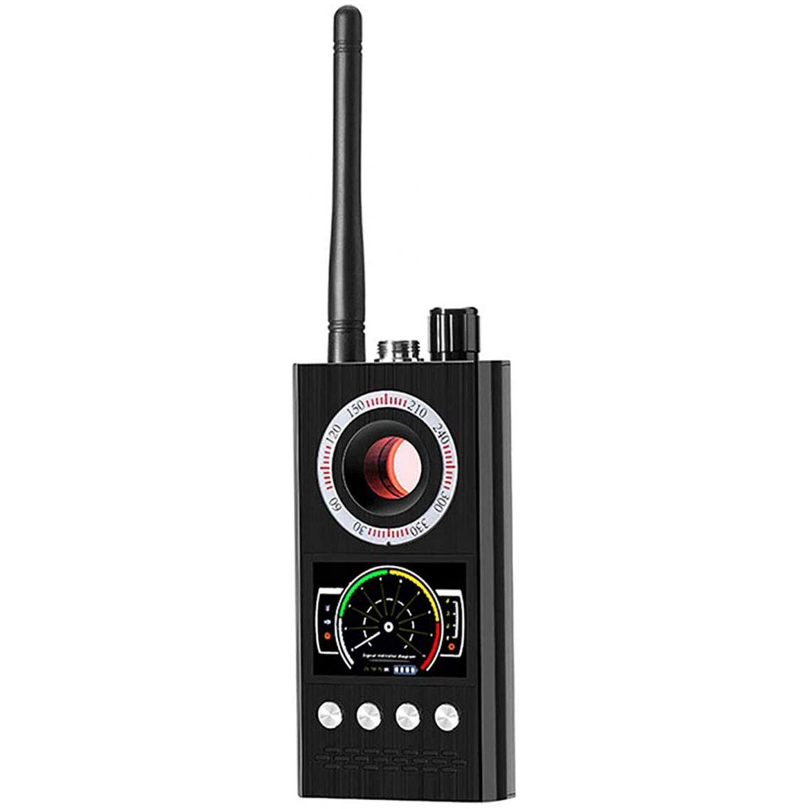 Chrono - Détecteur de caméra espion multifonction, Détecteur de signal RF sans fil Bug professionnel GSM GPS Tracker Caméra cachée Dispositif d'écouteï¼noirï¼ - Autres accessoires smartphone
