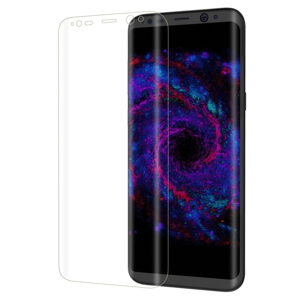 Alpexe - Protecteur d'écran 3D en verre trempé courbé 9 H en verre feuilleté pour Samsung Galaxy S8 PLUS transparent - Coque, étui smartphone