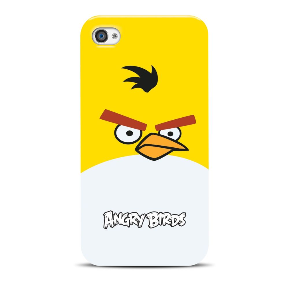 Caseink - Coque Housse [Angry Birds Collection] Yellow Bird iPhone 4 - Coque, étui smartphone